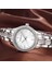 Gümüş Crrju Altın Izle Kadın Saatler Bayanlar Paslanmaz Çelik Taklidi Kadın Bilezik Saatler Saat Relogio Feminino Montre Femme (Yurt Dışından) 5