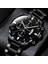 Gösterildiği Gibi 7 Reloj Hombre Moda Erkekler Paslanmaz Çelik Izle Lüks Takvim Kuvars Kol Saati Iş Saatleri Adam Saat Relogio Masculino (Yurt Dışından) 2
