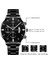 Gösterildiği Gibi 7 Reloj Hombre Moda Erkekler Paslanmaz Çelik Izle Lüks Takvim Kuvars Kol Saati Iş Saatleri Adam Saat Relogio Masculino (Yurt Dışından) 3