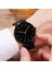 Siyah-Beyaz-Bileklik Erkek Saat Manyetik Bilezik Ultra Ince Kuvars Izle Erkekler Ince Örgü Çelik Su Geçirmez Spor Saat Siyah Relogio Masculino (Yurt Dışından) 5