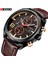 Kahve Yeni Erkek Izle Curren Üst Marka Lüks Erkek Kuvars Kol Saati Erkek Chronograph Askeri Spor Tarih Saat Relogio Masculino (Yurt Dışından) 2