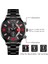 Gösterildiği Gibi 13 Reloj Hombre Erkek Moda Iş Saatleri Erkekler Iş Rahat Paslanmaz Çelik Kuvars Izle Adam Takvim Saat Relogio Masculino (Yurt Dışından) 3