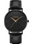 Siyah Gül Kadran Erkek Saatler Top Marka Lüks Kuvars Cenevre Izle Erkekler Askeri Spor Deri Saat Hodinky Relojes Hombre Relogio Masculino Saat (Yurt Dışından) 1