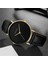 Siyah Gül Kadran Erkek Saatler Top Marka Lüks Kuvars Cenevre Izle Erkekler Askeri Spor Deri Saat Hodinky Relojes Hombre Relogio Masculino Saat (Yurt Dışından) 2