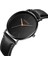 Siyah Gül Kadran Erkek Saatler Top Marka Lüks Kuvars Cenevre Izle Erkekler Askeri Spor Deri Saat Hodinky Relojes Hombre Relogio Masculino Saat (Yurt Dışından) 4