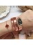 Newdesign Roseblack Serin Yılan Bileklik Saatler Kadın Moda Sonsuzluk Bileklik Izle Şık Kızlar Marka Kuvars Saat Religios Relojes Montre Femme (Yurt Dışından) 1