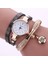 PCD020802 Reloj Mujer Lover Saatler Dijital Saat Bilezik Saat Ince Kayış Daire Bant Pu Elmas Kadranlı Saat Kolye Trend Saat (Yurt Dışından) 2