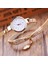 PCD020802 Reloj Mujer Lover Saatler Dijital Saat Bilezik Saat Ince Kayış Daire Bant Pu Elmas Kadranlı Saat Kolye Trend Saat (Yurt Dışından) 4