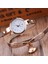 PCD020802 Reloj Mujer Lover Saatler Dijital Saat Bilezik Saat Ince Kayış Daire Bant Pu Elmas Kadranlı Saat Kolye Trend Saat (Yurt Dışından) 5