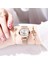 7 Kutu ile Lüks Moda Kadın Bilezik Izle Kadınlar Rahat Su Geçirmez Kuvars Bayan Elbise Saatler Sevgilisi Saat Gül Altın Relogio Feminino (Yurt Dışından) 4