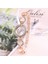 Gümüş Marka Gül Altın Lüks Kadın Elbise Saatler Kızlar Kuvars Izle Bilezik Izle Bayanlar Moda Kristal Kol Saati Relogio Feminino (Yurt Dışından) 5