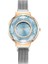 Gümüş Kadın Saatler Moda Rahat Bilezik Izle Lüks Saatler Alaşım Manyetik Bant Kuvars Elbise Saat Kol Saati Reloj Mujer Montre (Yurt Dışından) 1