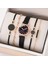 5 Adet Set Kırmızı Saat Seti Kadınlar Için Lüks Deri Analog Bayanlar Kuvars Kol Saati Moda Bilezik Izle Kadın Saat Relogio Feminino (Yurt Dışından) 2