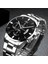 Stil 4 Reloj Hombre Moda Erkekler Paslanmaz Çelik Izle Lüks Takvim Kuvars Kol Saati Iş Saatleri Adam Saat Relogio Masculino (Yurt Dışından) 3