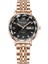 Gül Altın Siyah-3 Lüks Gül Altın Izle Kadın Bilezik Saatler Üst Marka Bayanlar Casual Kuvars Izle Çelik Kadın Kol Saati Montre Femme Relogio (Yurt Dışından) 1