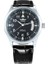 Sıyah Askeri Izle Erkekler Minimalist Mekanik Erkek Saatler Top Marka Lüks Deri Kayış Takvim Unisex Kazanan Kol Saati Orologio (Yurt Dışından) 1