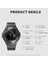 Siyah Erkek Saatler Dijital Smael Izle Su Geçirmez LED Saat Alarm Reloj Hombre Kronometre Siyah Kol Saati 1335 Spor Saatler Dijital (Yurt Dışından) 4