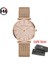 CM36-B-WFF Üst Marka Hannah Martin Kadın Izle Lüks Gül Altın Kadın Saatler Paslanmaz Çelik Bayanlar Bilezik Saat Saat Hediye Montre Femme (Yurt Dışından) 1