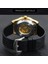 Sıyah R G Kazanan Saatler Erkek 2021 Otomatik Mekanik Izle Erkekler Lüks Üst Marka Kol Saati Glow Erkek Saat Montre Homme Luxe (Yurt Dışından) 5