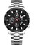 5225-4 Moda Yeni 2023 Erkek Saatler Lüks Chronograph Tam Çelik Su Geçirmez Kuvars Izle Erkekler Tarih Spor Saat Kol Saati (Yurt Dışından) 5