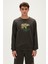 Bad Bear Re-Fınger Crewneck Siyah Erkek Sweatshirt 1