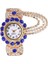 E Lüks Taklidi Kadın Bilezik Izle Üst Marka Moda Elmas Bayanlar Kuvars Kol Saati Kadın Kol Saati Montre Femme Relogio (Yurt Dışından) 1