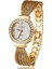 Gül Altın Lüks Taklidi Bilezik Izle Kadın Gül Altın Örgü Kadın Saatler Moda Çelik Bayanlar Kol Saati Kuvars Saat Montre Femme (Yurt Dışından) 3