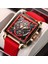 Silikon Beyaz Lıge Yeni Erkek Saat Top Marka Lüks Su Geçirmez Kuvars Kare Bilek Saatler Erkekler Için Tarih Spor Silikon Saat Erkek Montre Homme (Yurt Dışından) 3