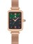 OB110 Rosegold Yeni Relogio Feminino Moda Rosegold Bilezik Saatler Kadınlar Yaratıcı Kare Kuvars Kol Saati Üst Marka Lüks Bayanlar Saat (Yurt Dışından) 1