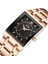 OB110 Rosegold Yeni Relogio Feminino Moda Rosegold Bilezik Saatler Kadınlar Yaratıcı Kare Kuvars Kol Saati Üst Marka Lüks Bayanlar Saat (Yurt Dışından) 3