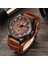 Brownbrownbrown Curren Üst Marka Spor Erkek Dropshipping Saatler Erkek Saatler Tarih Spor Askeri Saat Deri Kayış Kuvars Erkekler Izle Hediye 8225 (Yurt Dışından) 1