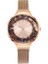 Gül Altın Lüks Kadın Mıknatıs Izle Moda Gül Altın Bayanlar Kristal Kuvars Bilek Saatler Rahat Kadın Bilezik Izle Reloj Mujer Saatler (Yurt Dışından) 1