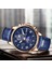 Gül Altın Beyaz 2022 Lıge Erkek Saatler Üst Marka Lüks Moda Kuvars Izle Erkek Deri Tarih Su Geçirmez Spor Chronograph Relogio Masculino + Kutu (Yurt Dışından) 3