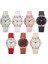 Bej Kadın Saatler Pu Deri Bilezik Izle Kuvars Izle Zarif Moda Kuvars Izle Kol Saatleri Montre Femme Reloj Mujer (Yurt Dışından) 3