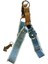 Köpek göğüs tasması kot mavi püsküllü genişlik:3cm göğüs ölçüsü:50-80cm boyun ölçüsü:40-70cm ayarlamalı dog harness GT2-24Ç 3