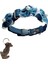 Köpek boyun tasması kot kolon lacivert genişlik:2,5cm boyun ölçüsü:25-40cm ayarlamalı dog collar T4-3M 1
