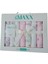 Lovemaxx 230LV Bebek Karışık Desenli Pembe Yedili Ağız Mendili 1