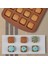Silikon Kare Desen Sabun Mum Muffin Çikolata Kalıbı 5
