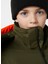 Yeşil Erkek Çocuk Kapüşonlu Kayak Montu HHA.41761-HHA.431 Jr Summıt Jacket 2