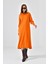 Kadın Düz Basic Tunik Orange 20678 1