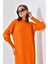 Kadın Düz Basic Tunik Orange 20678 4