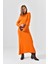 Kadın Düz Basic Tunik Orange 20677 1