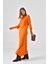 Kadın Düz Basic Tunik Orange 20677 2