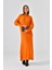 Kadın Düz Basic Tunik Orange 20677 3