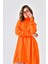 Ftz Women Kadın Düz Basic Tunik Orange 20489 4