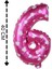 Folyo Balon 6 Rakamı Helyum Balon Parti Süs 40 cm 1