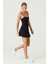 x Melodi Siyah Tenis Elbisesi Spor Elbise Tennis Dress 6