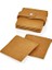 10x10 cm 6 Parça Amber Deri Bardak Altlığı 9-01150030 1
