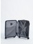 Lacivert Unisex Kabin Boy Çekçekli Sert Valiz DC-5236 5