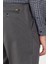 ALTINYILDIZ CLASSICS Erkek Gri Slim Fit Dar Kesim Gabardin Kumaş Desenli Pamuklu Esnek Beli Lastikli Pantolon 5